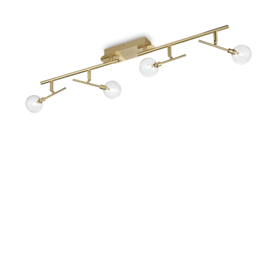 Plafoniera MARACAS OTTONE G4 max 4 x 2W