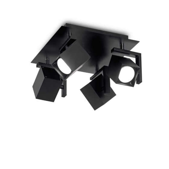 Plafoniera MOUSE NERO GU10 max 4 x 50W