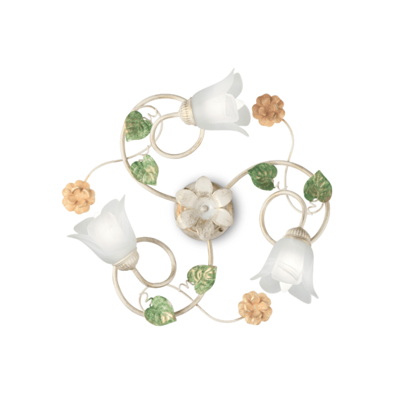 Plafoniera VALENTINA BIANCO ANTICO E14 max 3 x 40W