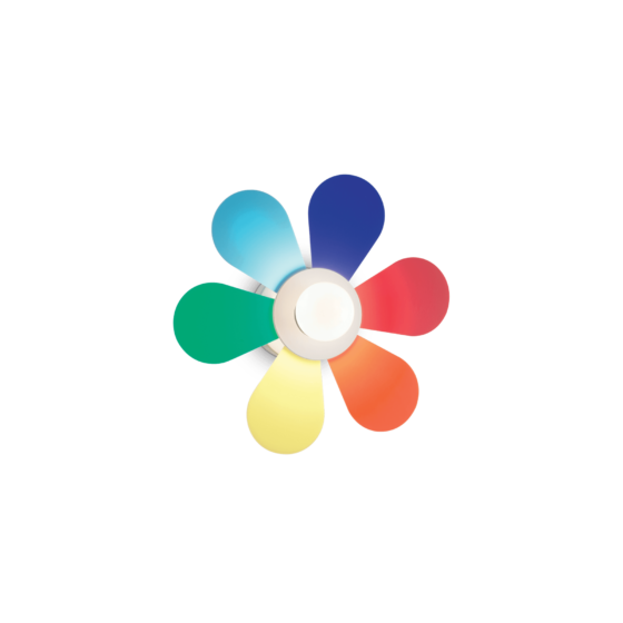 Aplica FLOWER BIANCO E27 max 1 x 60W