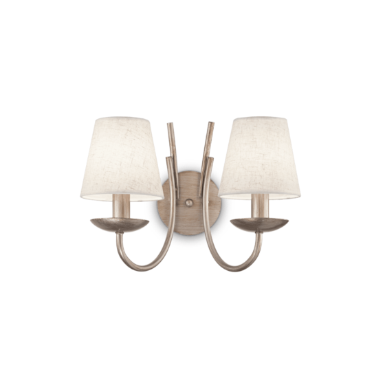 Aplica SPIGA ARGENTO ANTICO E14 max 2 x 40W