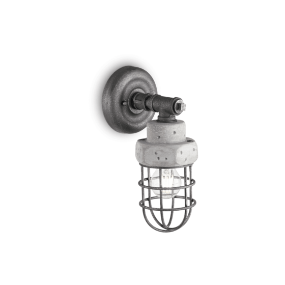 Aplica TNT GRIGIO E27 max 1 x 60W