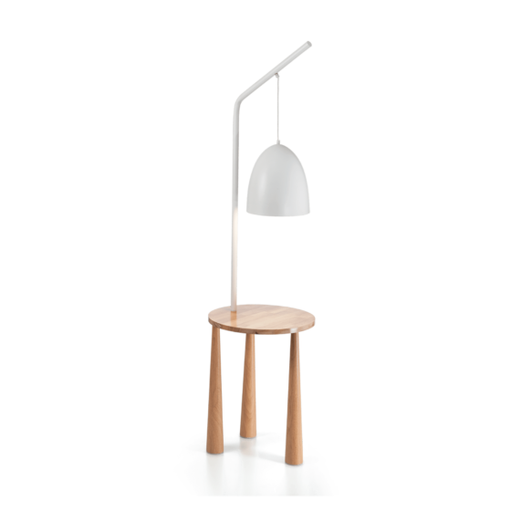 Lampadar PIANO LEGNO E27 max 1 x 60W