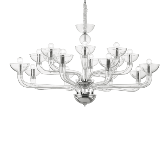 Lampa Suspendata CASANOVA CROMO E14 max 16 x 40W