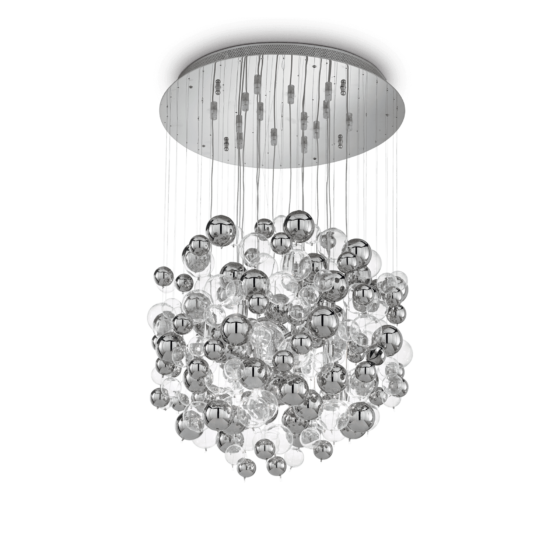 Lampa Suspendata BOLLICINE CROMO G9 max 14 x 40W