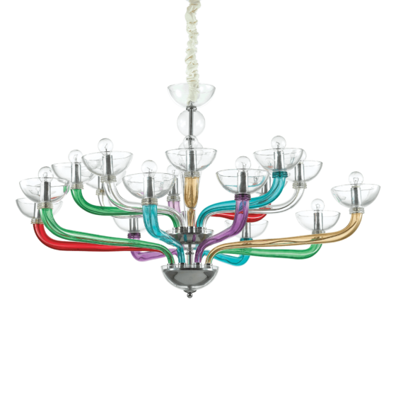 Lampa Suspendata CASANOVA CROMO E14 max 16 x 40W