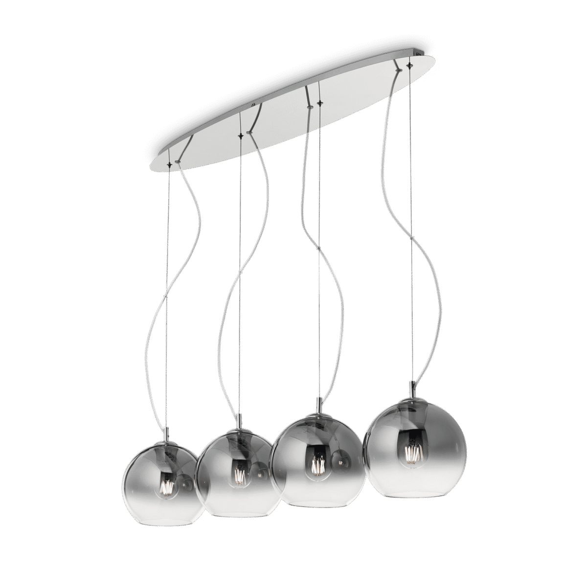 Lampa Suspendata NEMO PLUS CROMO E27 max 4 x 60W