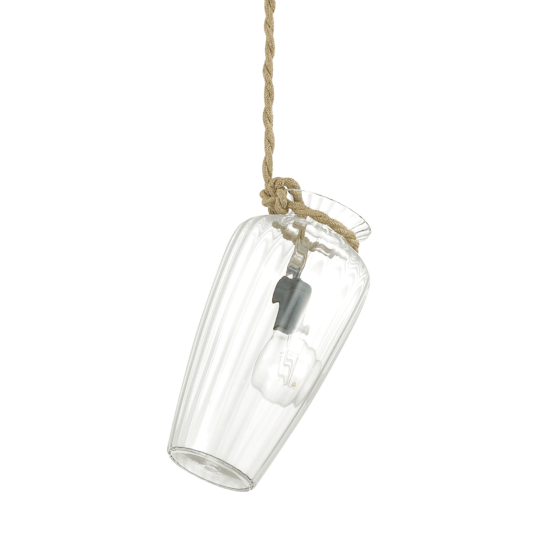 Lampa Suspendata POTTY NERO E27 max 1 x 60W