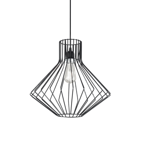 Lampa Suspendata AMPOLLA NERO E27 max 1 x 60W