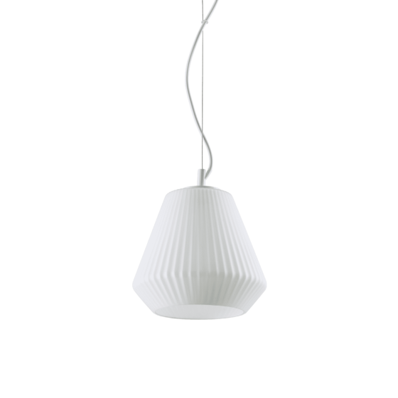 Lampa Suspendata ORIGAMI BIANCO E27 max 1 x 60W