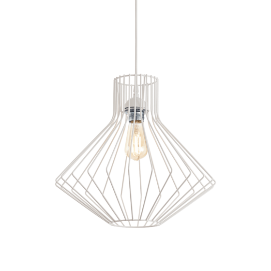 Lampa Suspendata AMPOLLA BIANCO E27 max 1 x 60W
