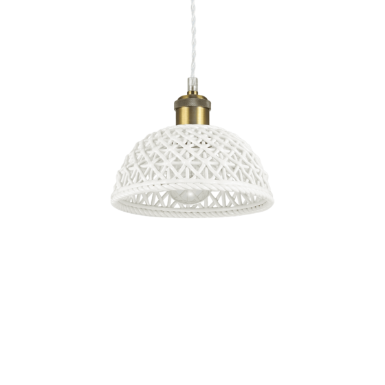 Lampa Suspendata LUGANO BIANCO E27 max 1 x 60W