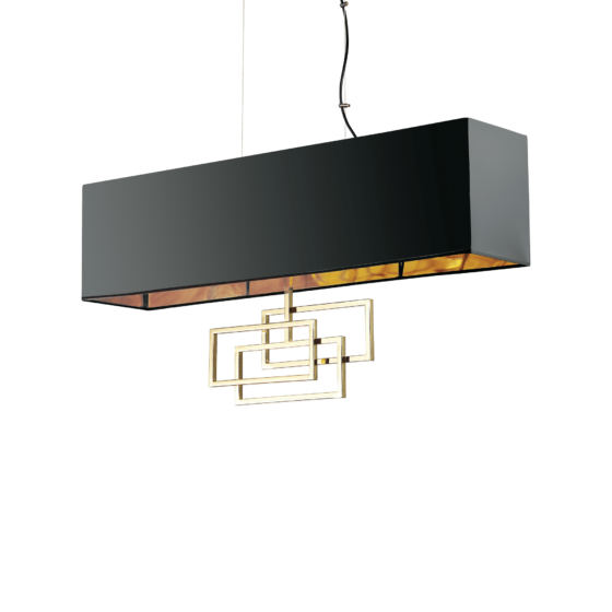 Lampa Suspendata LUXURY NERO E14 max 6 x 40W