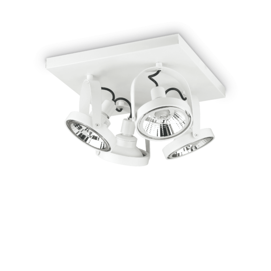 Plafoniera GLIM BIANCO GU10 max 4 x 50W