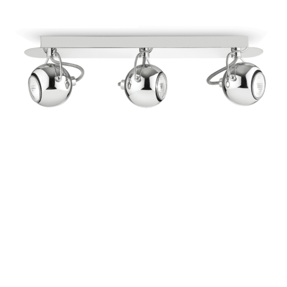 Aplica LUNARE  GU10 max 3 x 28W