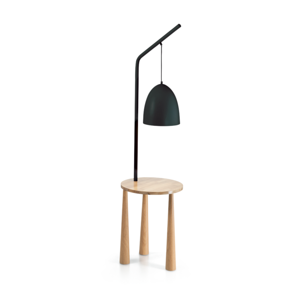 Lampadar PIANO LEGNO E27 max 1 x 60W
