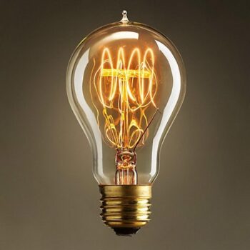 Bec cu filament decorativ A19 E27 40W A19
