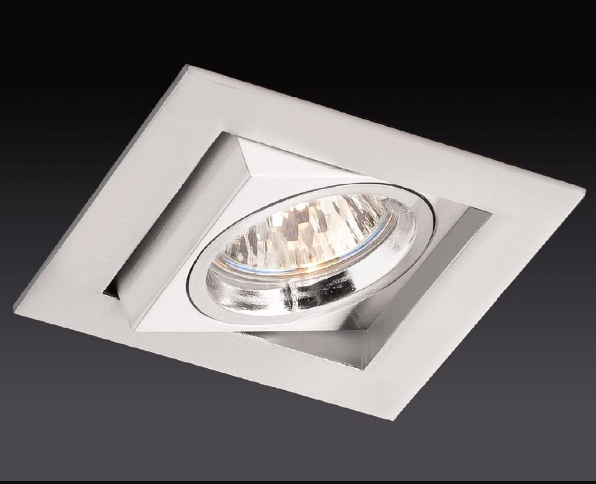 Spot-LED-patrat-incastrat-alb-mat-SI50SW-3 Spot LED pătrat încastrat alb mat SI50SW 3