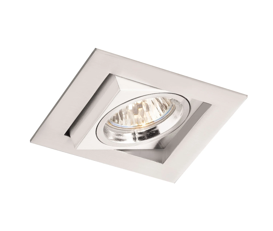 Spot LED pătrat încastrat alb mat SI50SW