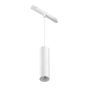 Pendant track luminaire TR041-4-12W3K-M-DS-W